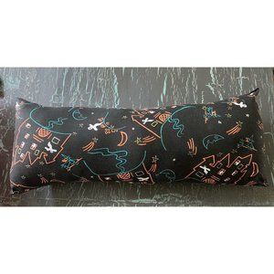 Halloween decor pillow - overstuffed throw cushion - haunted house - ghost